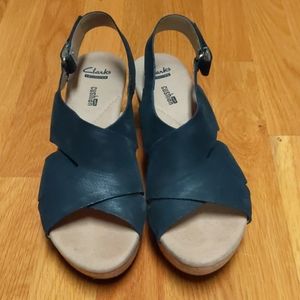 Clark's wedge sandals